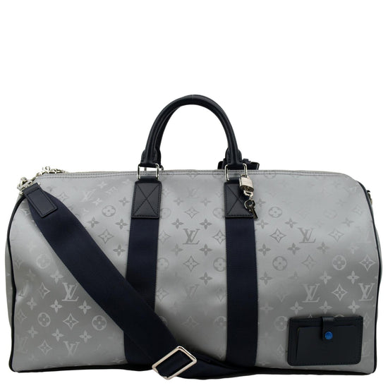 Louis Vuitton - Keepall Bandouliere 50 Satellite Silver – Every Watch Has a  Story