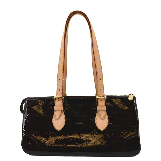 LOUIS VUITTON Rosewood Amarante Monogram Vernis Shoulder Bag