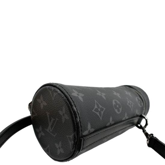Handbags Louis Vuitton Louis Vuitton Monogram Eclipse Bottle Holder Porte Boutille GI0398 Auth 52074a