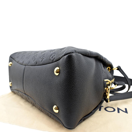 LOUIS VUITTON Ponthieu PM Empreinte Leather Shoulder Bag Black - 10% O