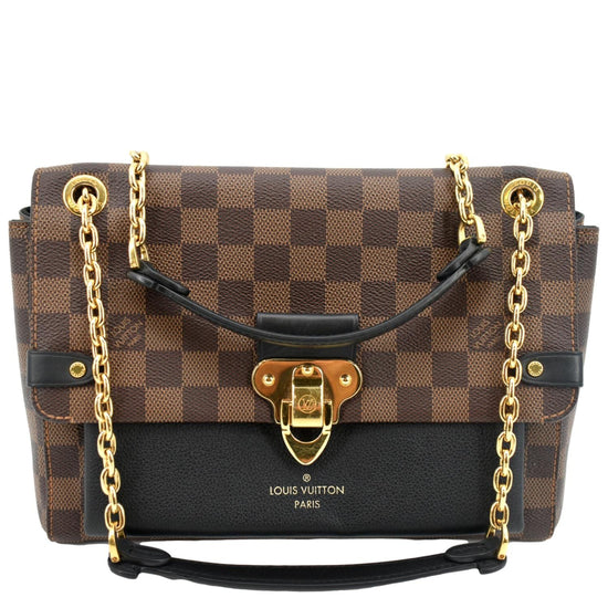 Pre-owned Louis Vuitton 2019 Damier Ebene Vavin Pm In Brown