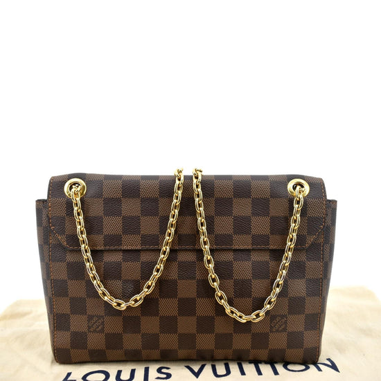 LOUIS VUITTON Vavin PM Damier Ebene Crossbody Bag Brown - Hot Deals