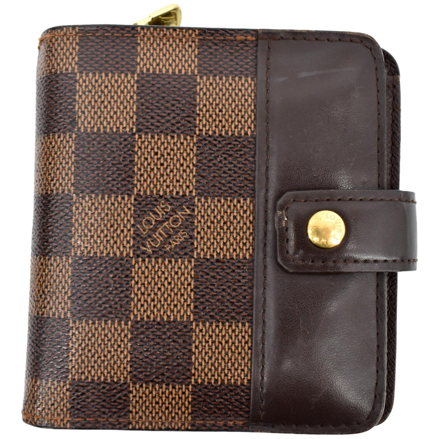 Louis Vuitton - Damier Ebene Compact Zip Wallet