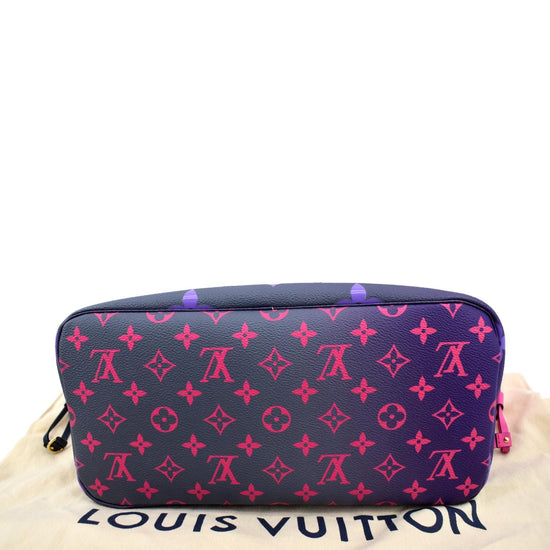 Louis Vuitton Neverfull MM Midnight Fuchsia in Coated Canvas with Gold-tone  - US