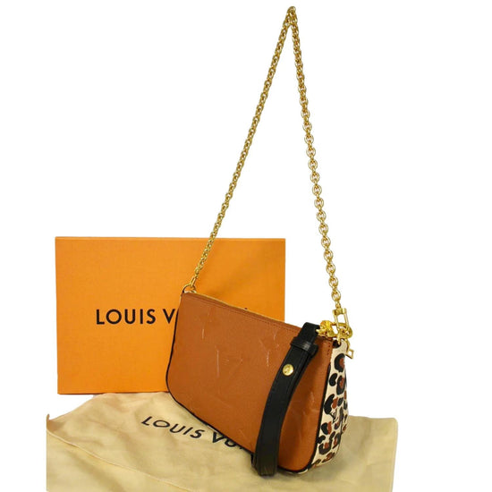 Louis Vuitton Key Pouch Wild at Heart Caramel in Cowhide Leather with  Gold-tone - US