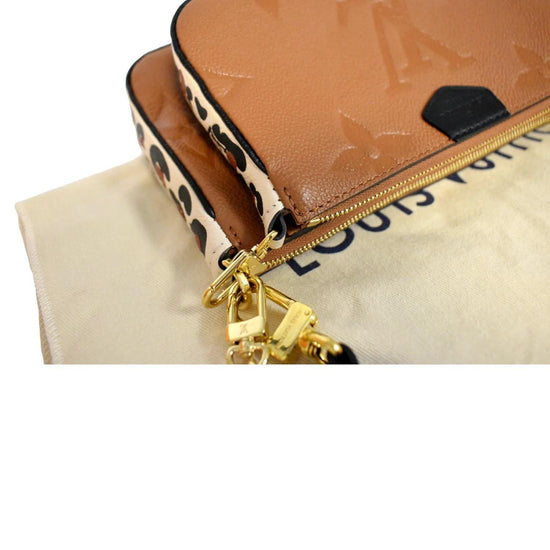 Louis Vuitton Key Pouch Wild at Heart Caramel in Cowhide Leather with  Gold-tone - US