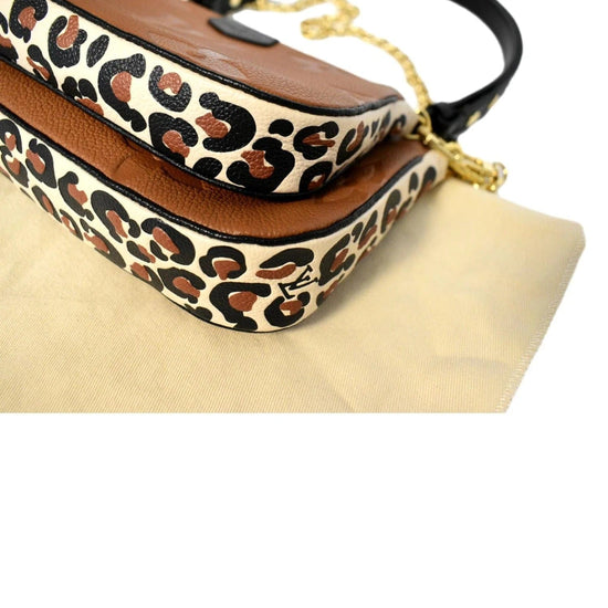 Louis Vuitton Multi Pochette Accessoires Wild at Heart Caramel in Cowhide  Leather with Gold-tone - GB