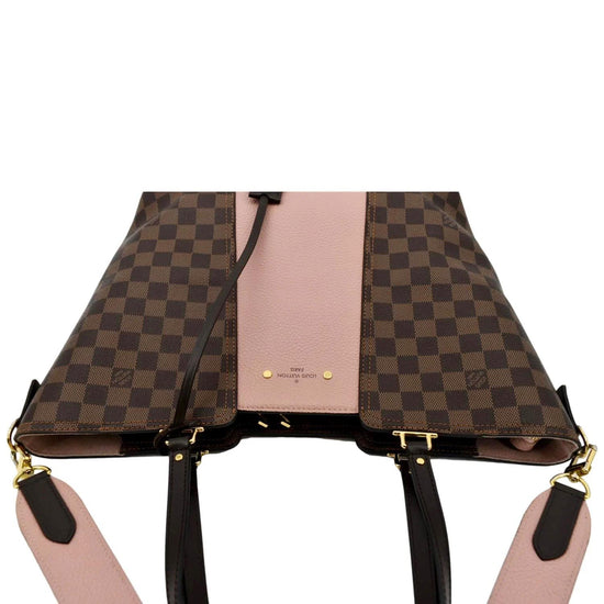 Louis Vuitton Jersey Creme Cream Damier Ébène Canvas Tote - MyDesignerly