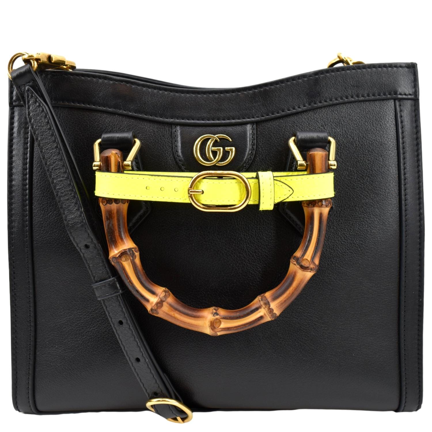 Gucci Diana medium tote bag in black leather