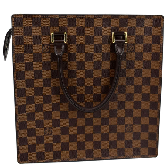 Louis Vuitton Damier Ebene Canvas Sac Plat PM Bag Louis Vuitton