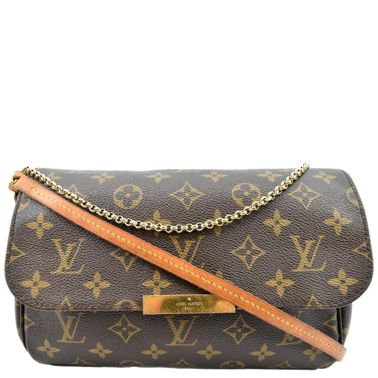 Louis Vuitton Favorite Mm 2017 Brown Damier Ébène Canvas Cross