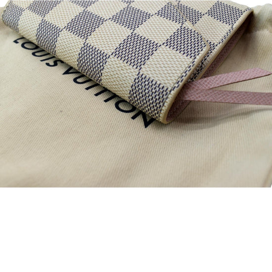 Louis Vuitton Damier Azur Victorine Wallet White ref.683469 - Joli