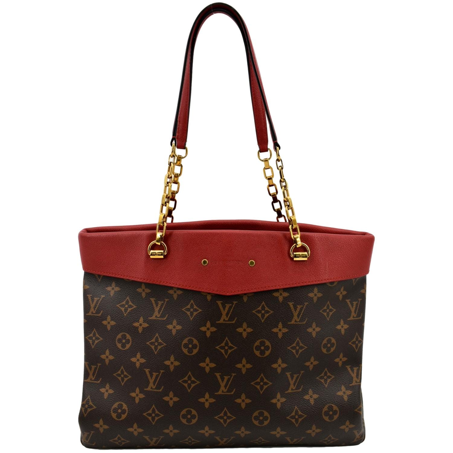 Louis Vuitton Pallas Chain Shoulder Bag Monogram Canvas and