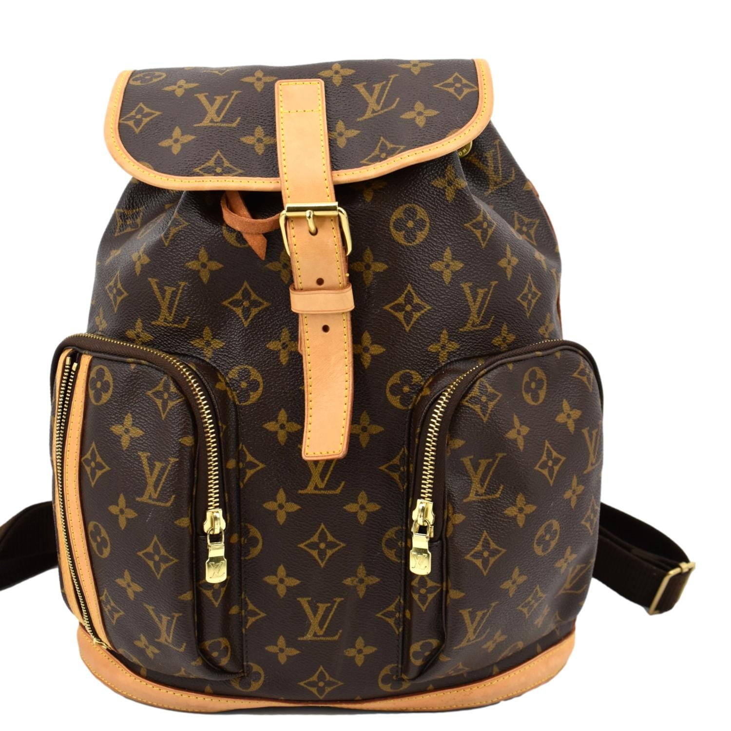 LOUIS VUITTON Sac A Dos Bosphore Monogram Canvas Backpack Bag Brown