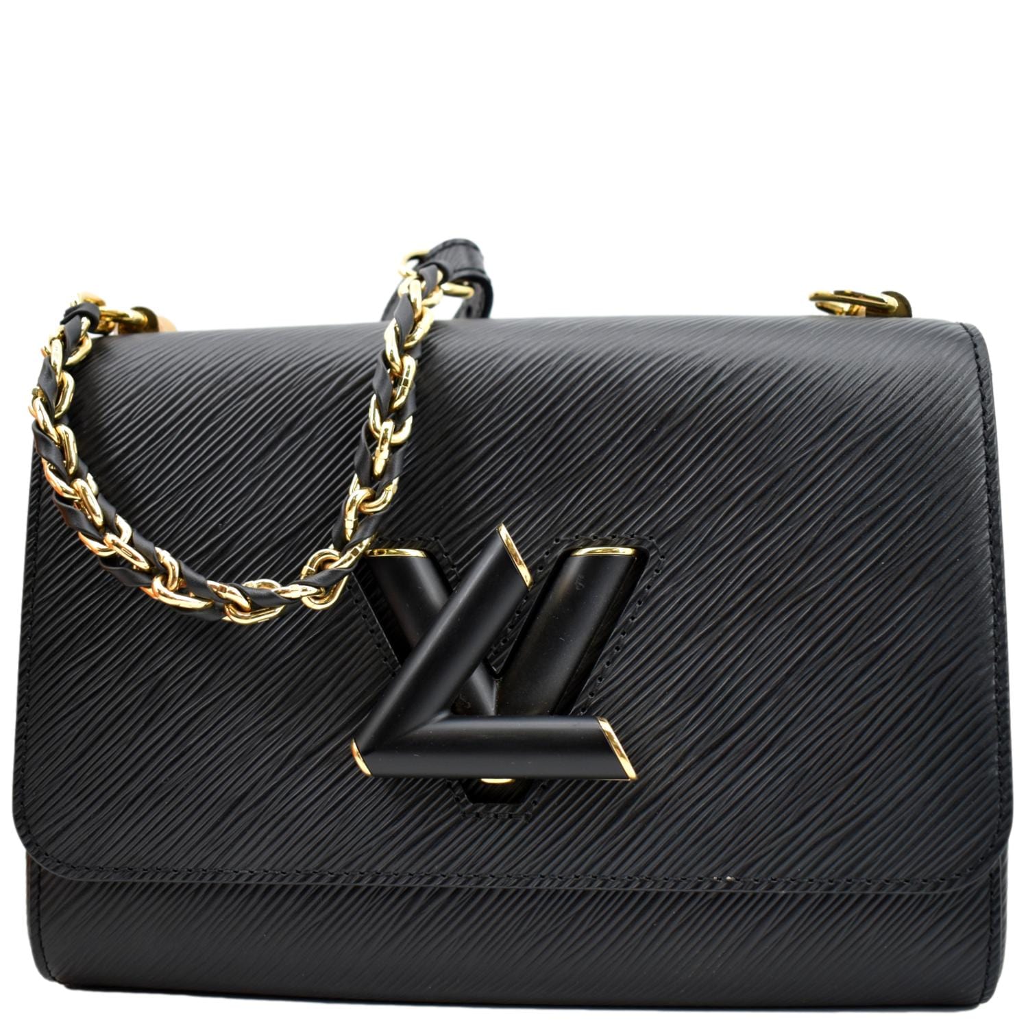 Twist leather crossbody bag Louis Vuitton Black in Leather - 37673987