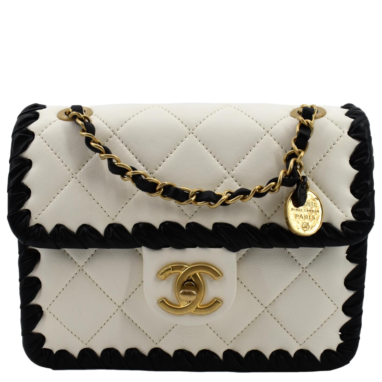 CHANEL Mini My Own Frame Flap Calfskin Shoulder