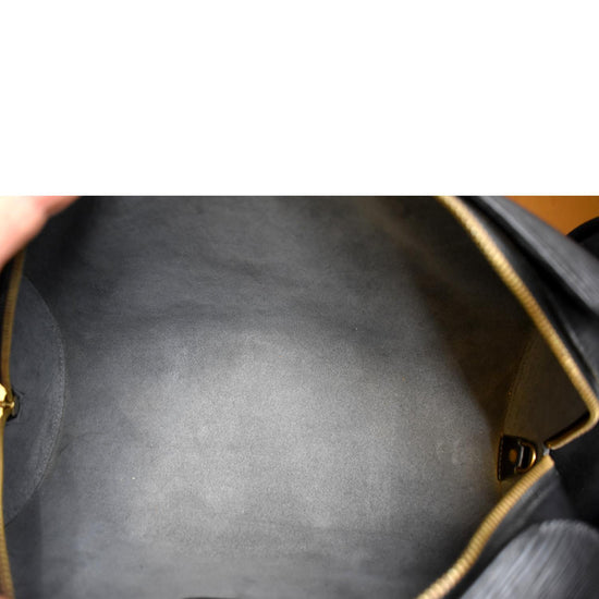 LOUIS VUITTON Papillon Epi Leather Handbag Black