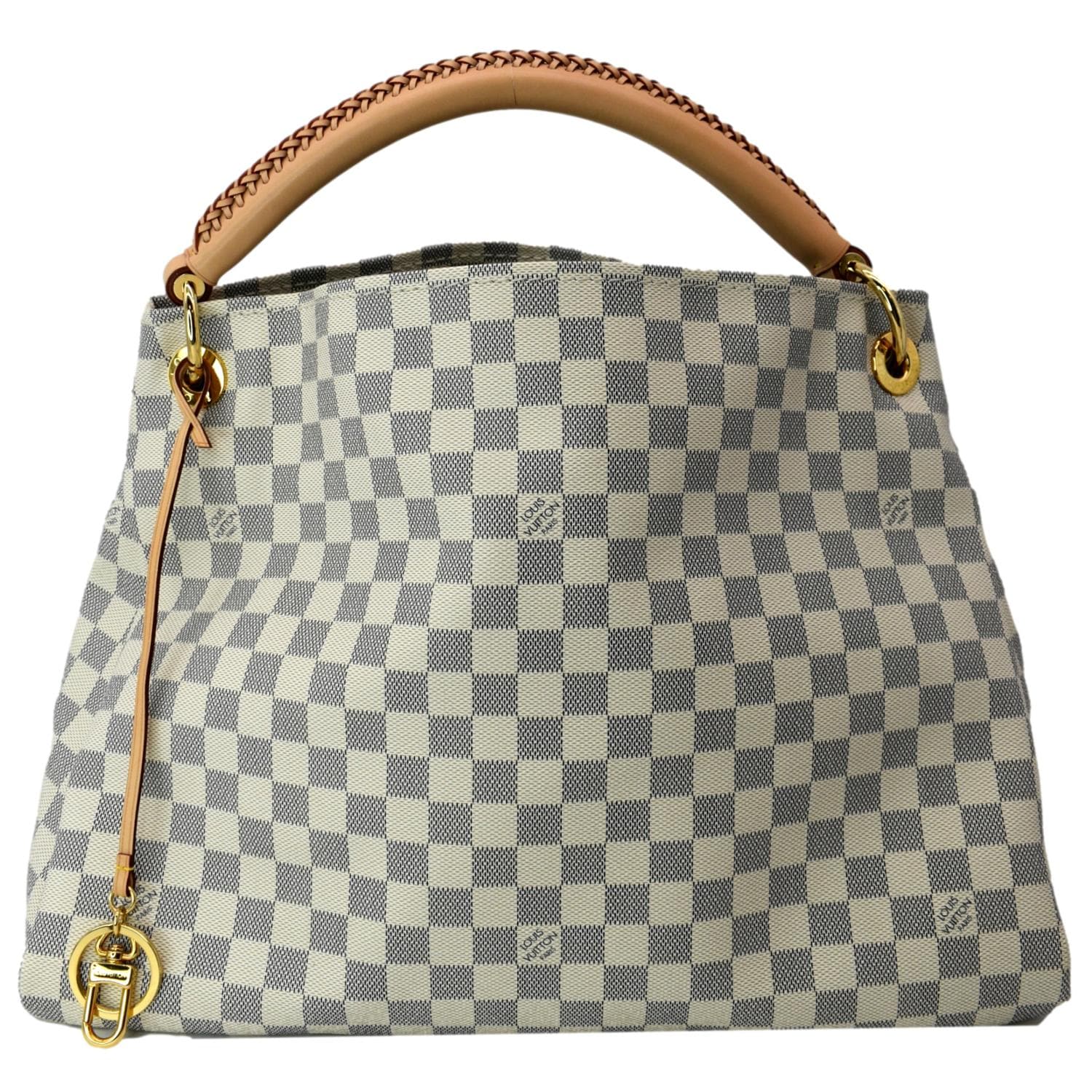 Louis Vuitton Artsy Medium Model Handbag in Azur Damier Canvas and