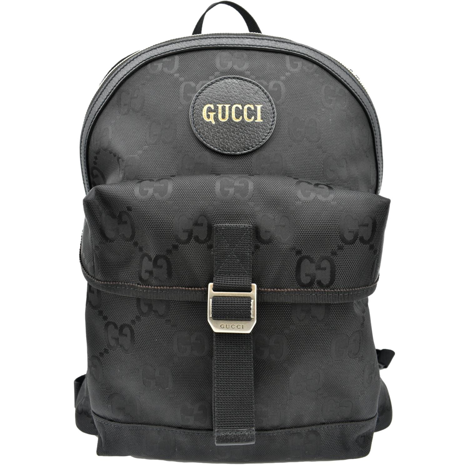 Gucci Off The Grid GG Nylon Backpack Bag in Black