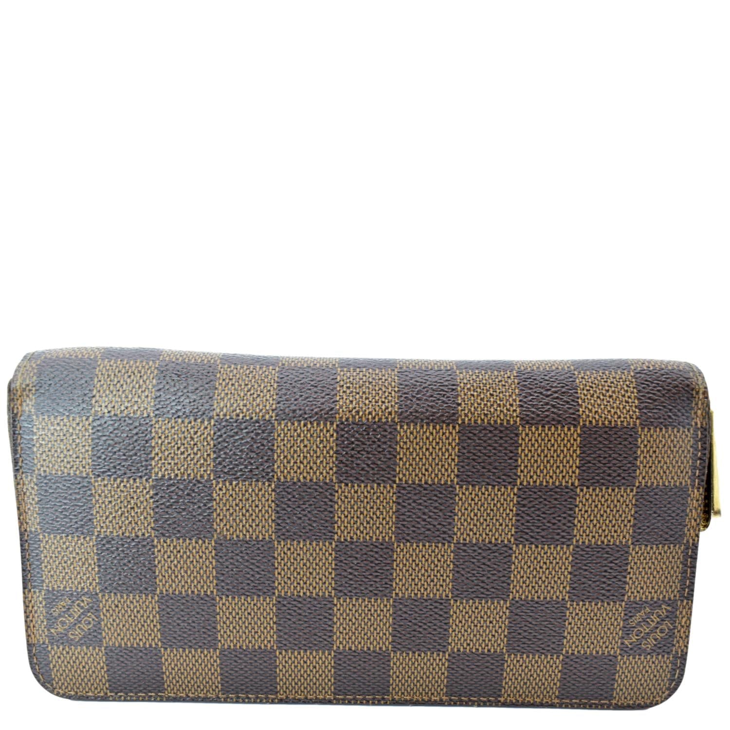 Louis Vuitton Brown Josephine Damier Ebene Red Wallet - MyDesignerly