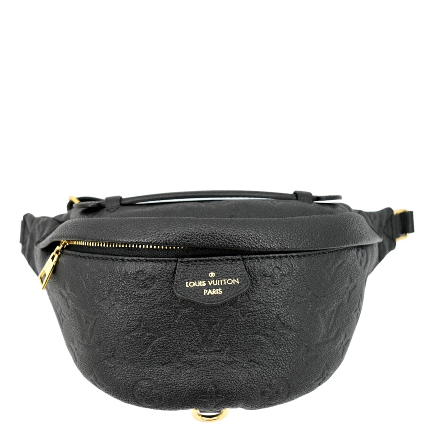 Louis Vuitton Bumbag Monogram Empreinte Noir in Grained Leather with  Gold-tone - US