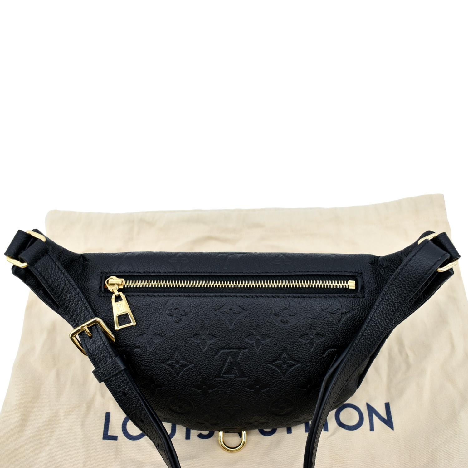 Louis Vuitton Bumbag Outfit  Review WORLD TOUR VERSION Black Leather   YouTube