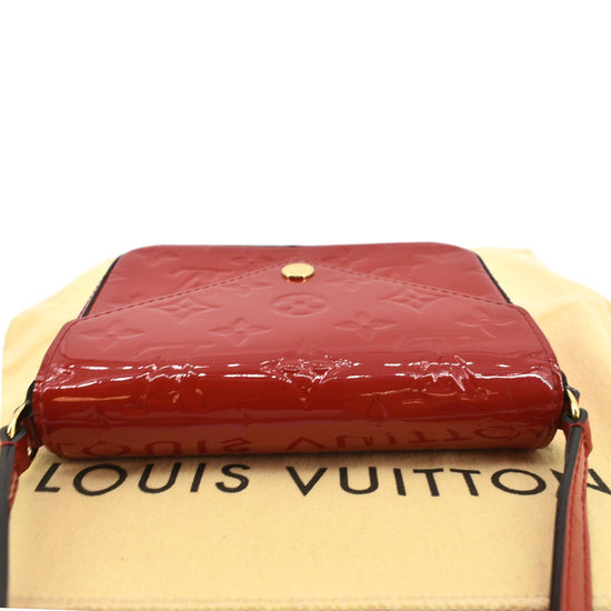 Louis Vuitton, Bags, Louis Vuitton Red Vernis Thompson Street Shoulder