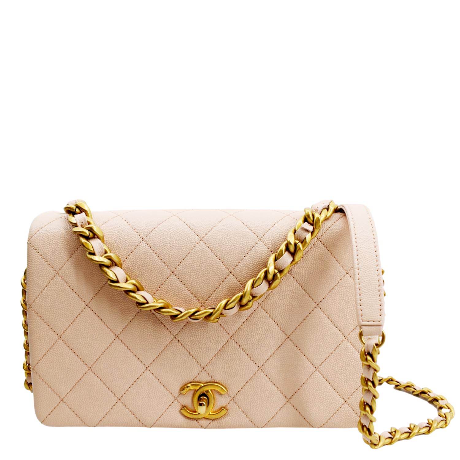 Túi xách Chanel Classic Flap Bag 1116 siêu cấp da bê màu nude size 20 cm   Túi xách cao cấp những mẫu túi siêu cấp like authentic cực đẹp