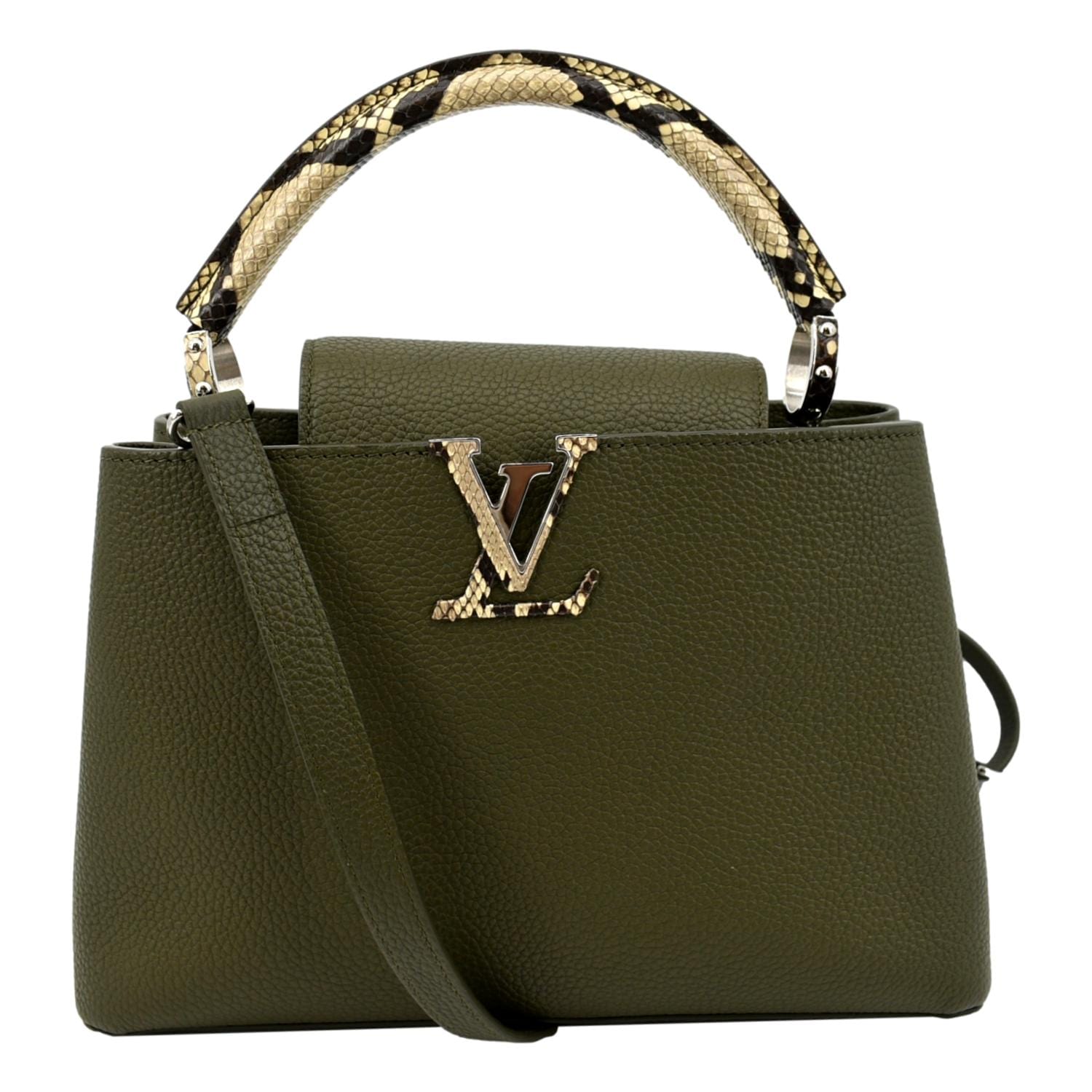 Louis Vuitton Capucines BB Top Handle Bag - python leather For