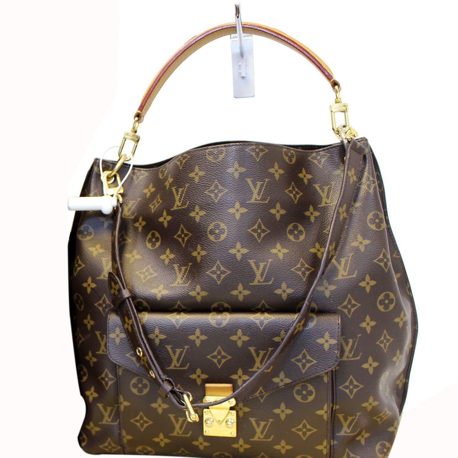 LOUIS VUITTON Metis Hobo Monogram Canvas Shoulder Bag Brown