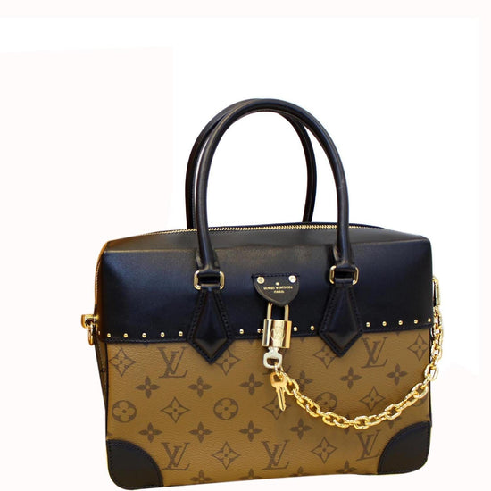 LOUIS VUITTON Reverse Monogram City Malle MM Shoulder Handbag