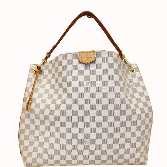 Louis Vuitton Graceful mm Rose Ballerine Damier Azur