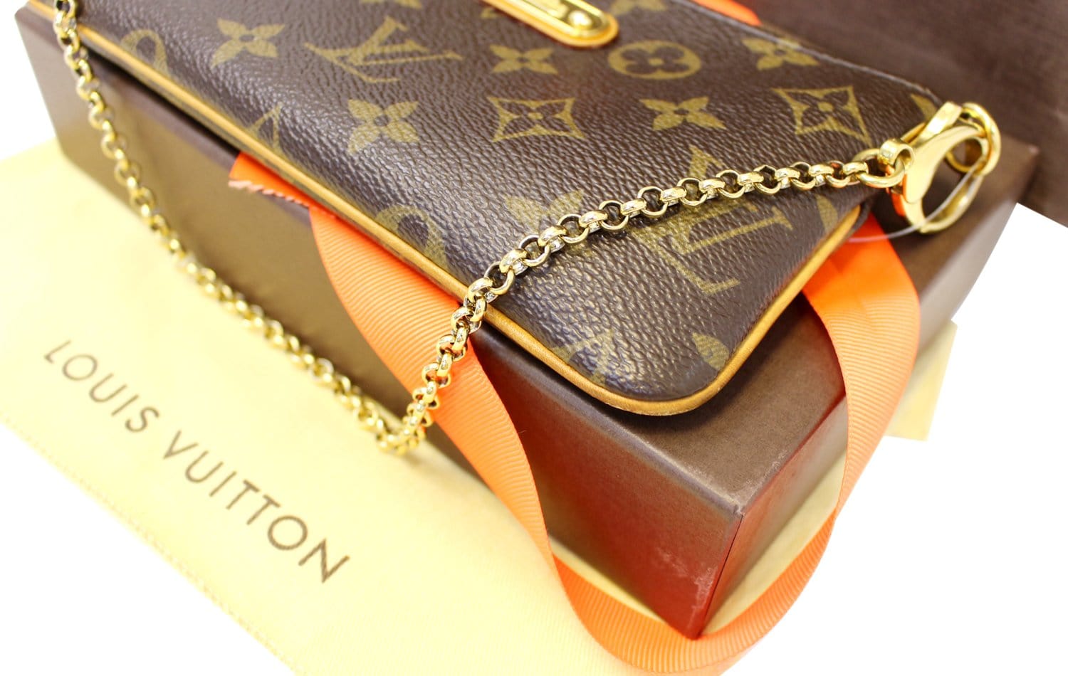 Louis Vuitton Canvas Clutch Bag Set