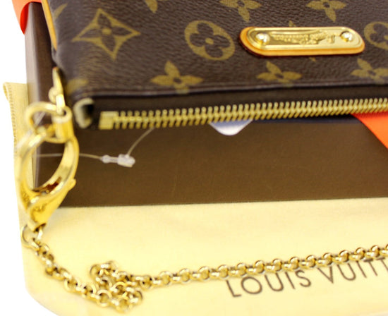 LOUIS VUITTON BROWN MONOGRAM MILLA MM CHAIN POCHETTE – RDB