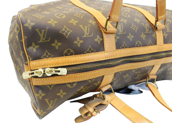 Authentic Louis Vuitton Monogram Sac Souple 45 Hand Boston Bag Old Model  5123E