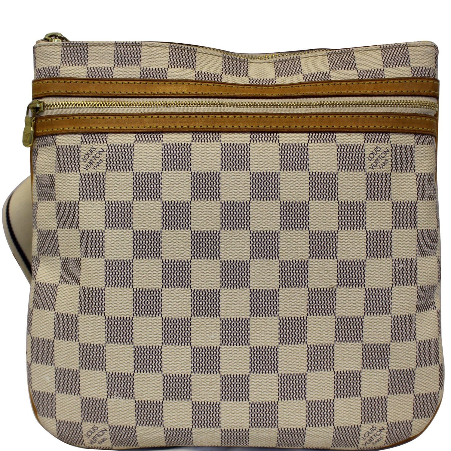 Louis Vuitton Damier Ebene Canvas Pochette Bosphore Bag Louis