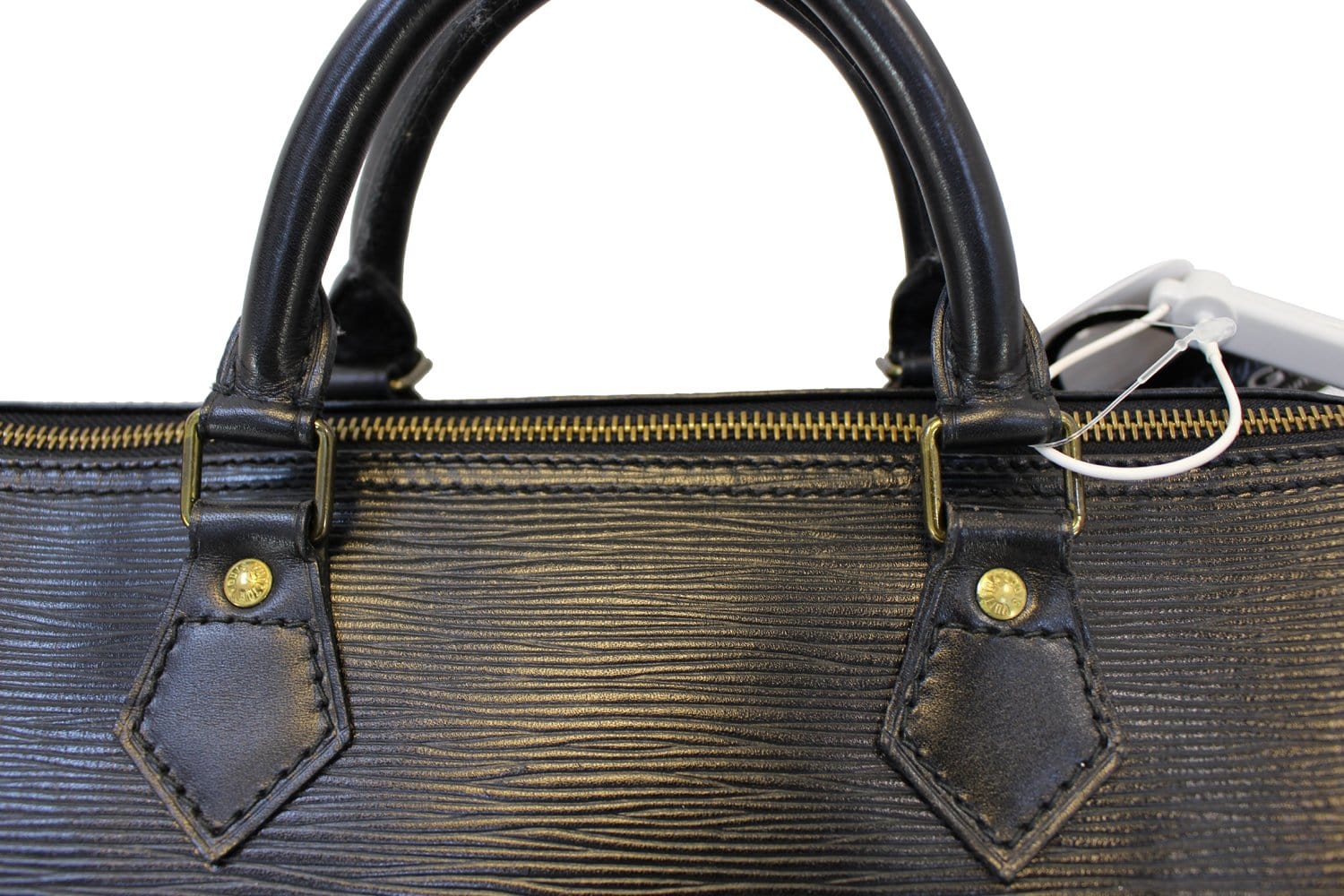 Authentic LOUIS VUITTON Epi Leather Black Speedy 30 Satchel Bag TT1450 – Dallas Designer Handbags