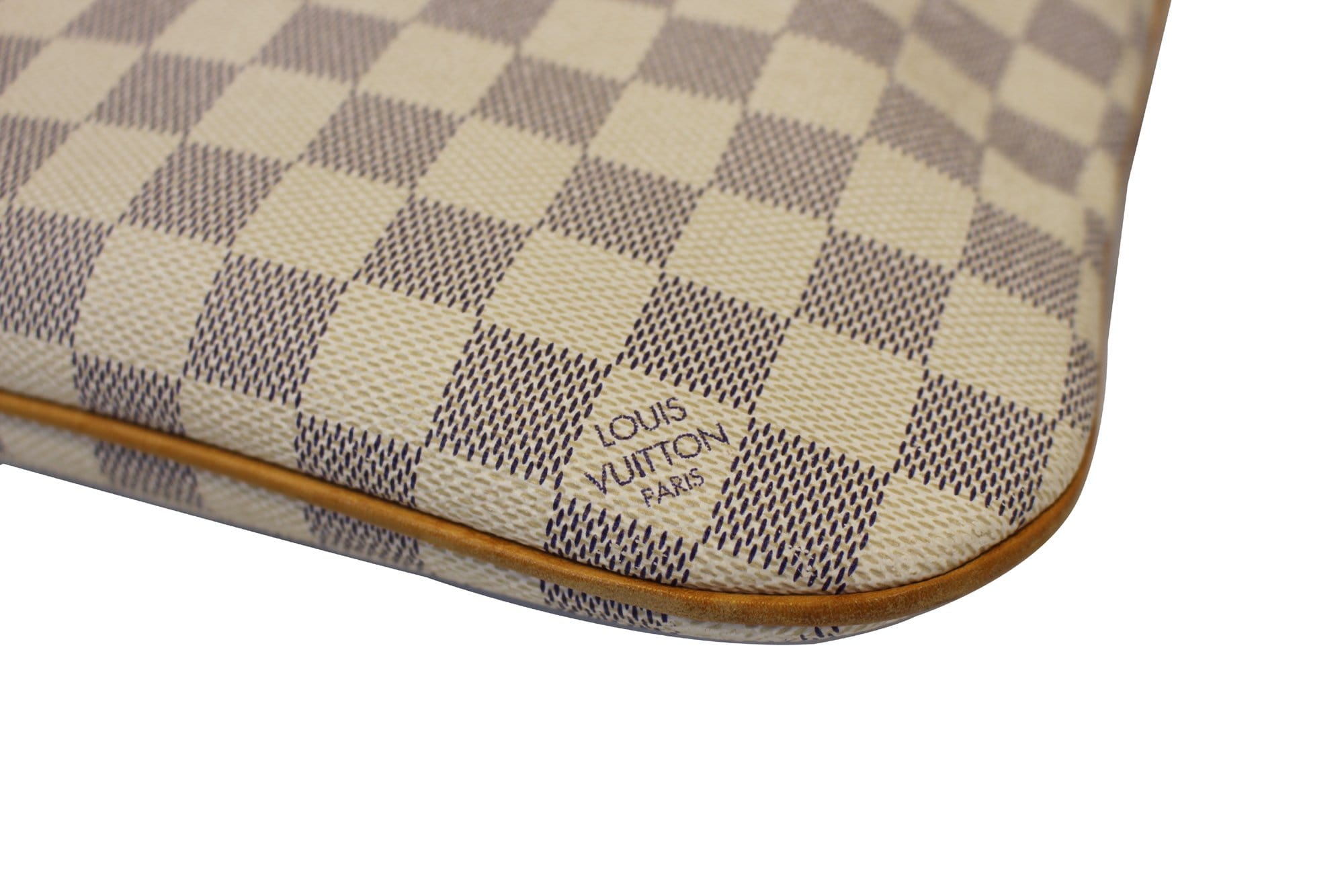 LOUIS VUITTON Damier Azur Pochette Bosphore Crossbody Bag