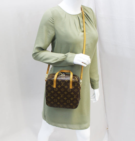 LOUIS VUITTON Monogram Canvas Spontini 2way Hand Shoulder Bag