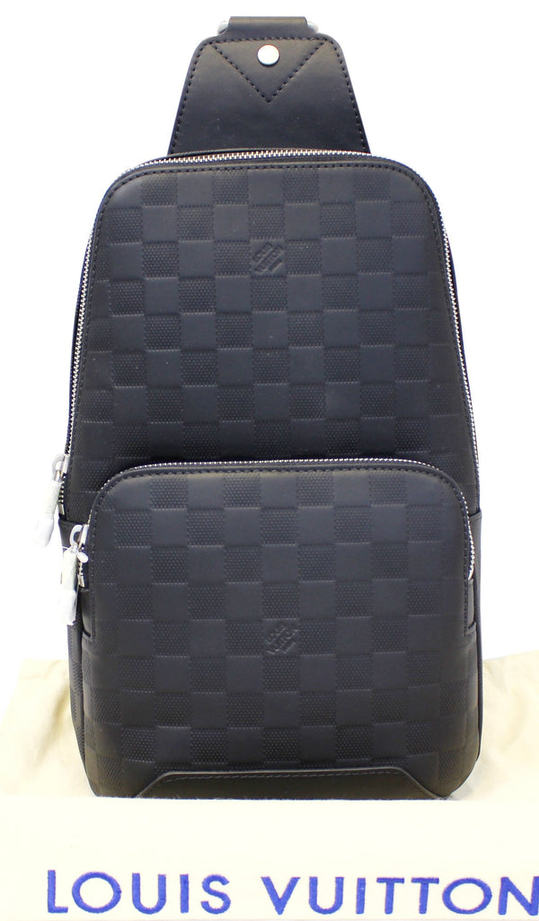 Louis Vuitton Avenue Sling Bag Damier Graphite Alps in Coated