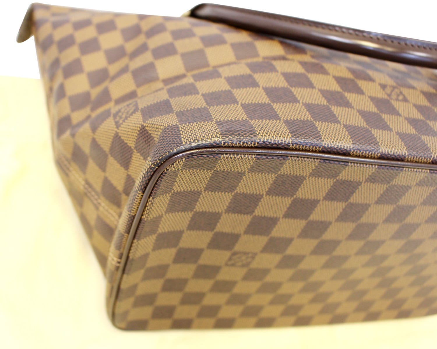 LOUIS VUITTON Damier Ebene Saleya MM Shoulder Bag E4232