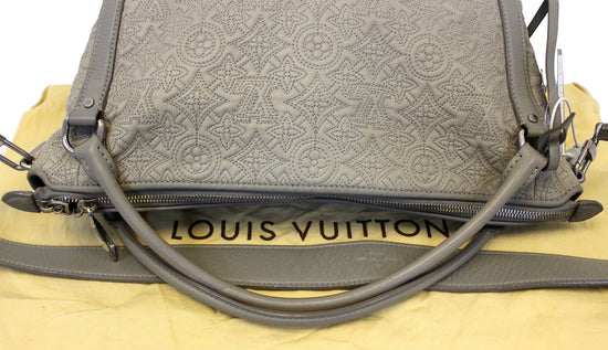 LOUIS VUITTON Antheia Ixia MM Leather Shoulder Bag Blue