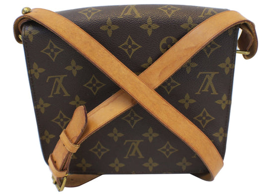 Cartouchière leather crossbody bag Louis Vuitton Brown in Leather