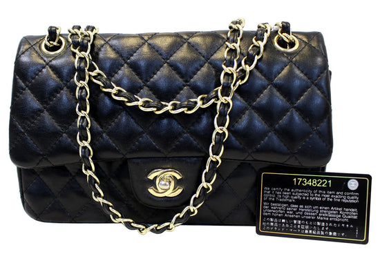 Chanel Quilted Lambskin Flap Bag - Black Shoulder Bags, Handbags