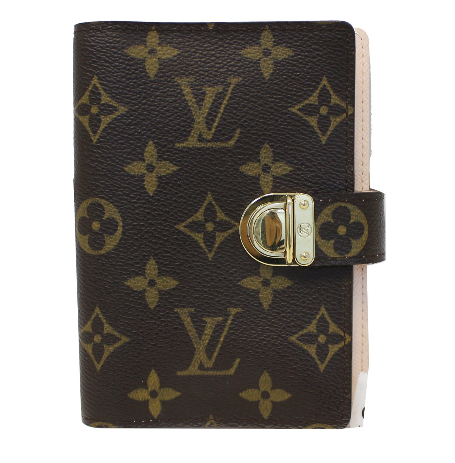 LOUIS VUITTON Monogram Canvas Rose Koala Small Ring Agenda TT1711