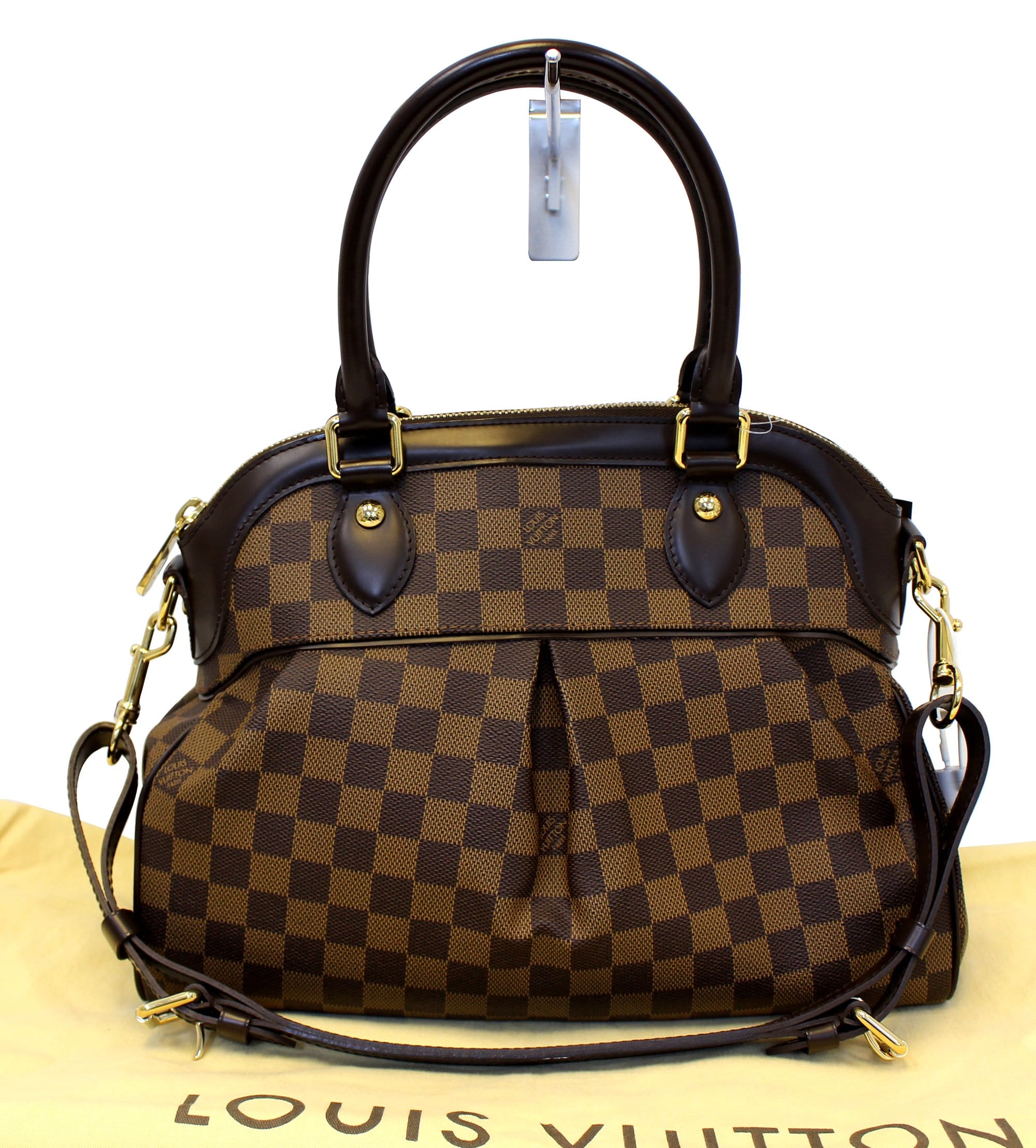 Louis Vuitton Tower damier ebene trainer brown leather 9.5 LV or