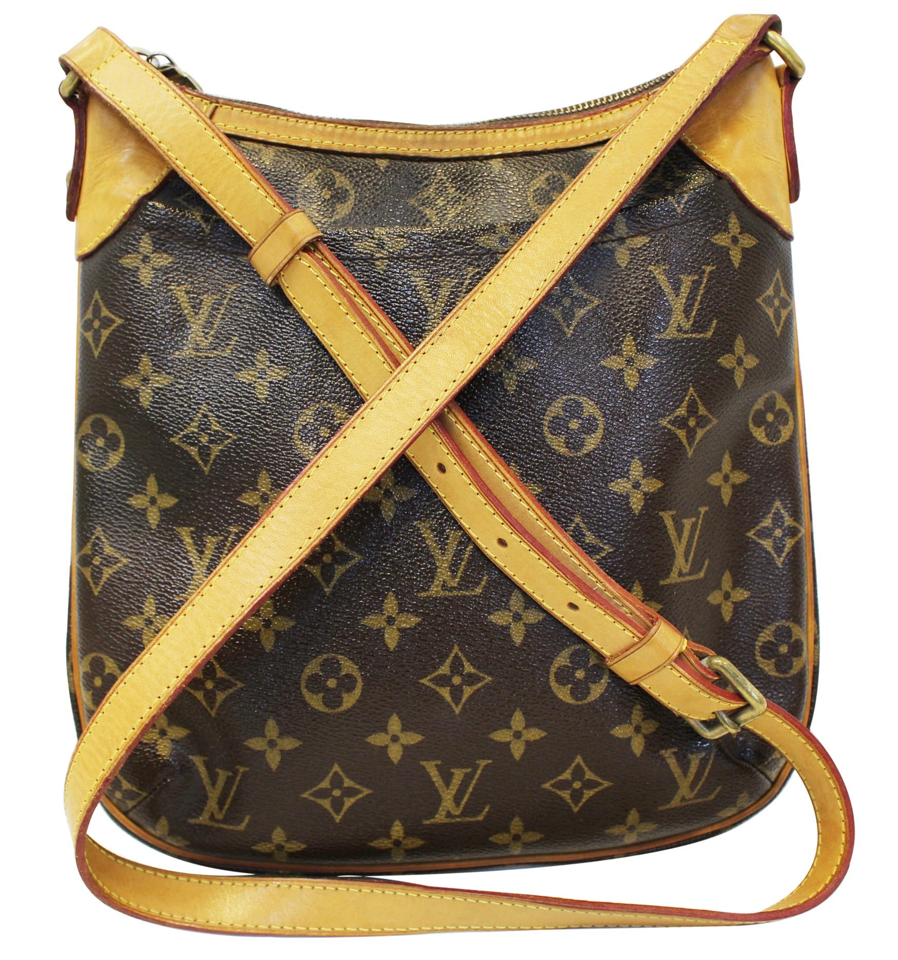 LOUIS VUITTON Odeon PM Shoulder Bag Monogram Leather Brown France M56390  84JH857