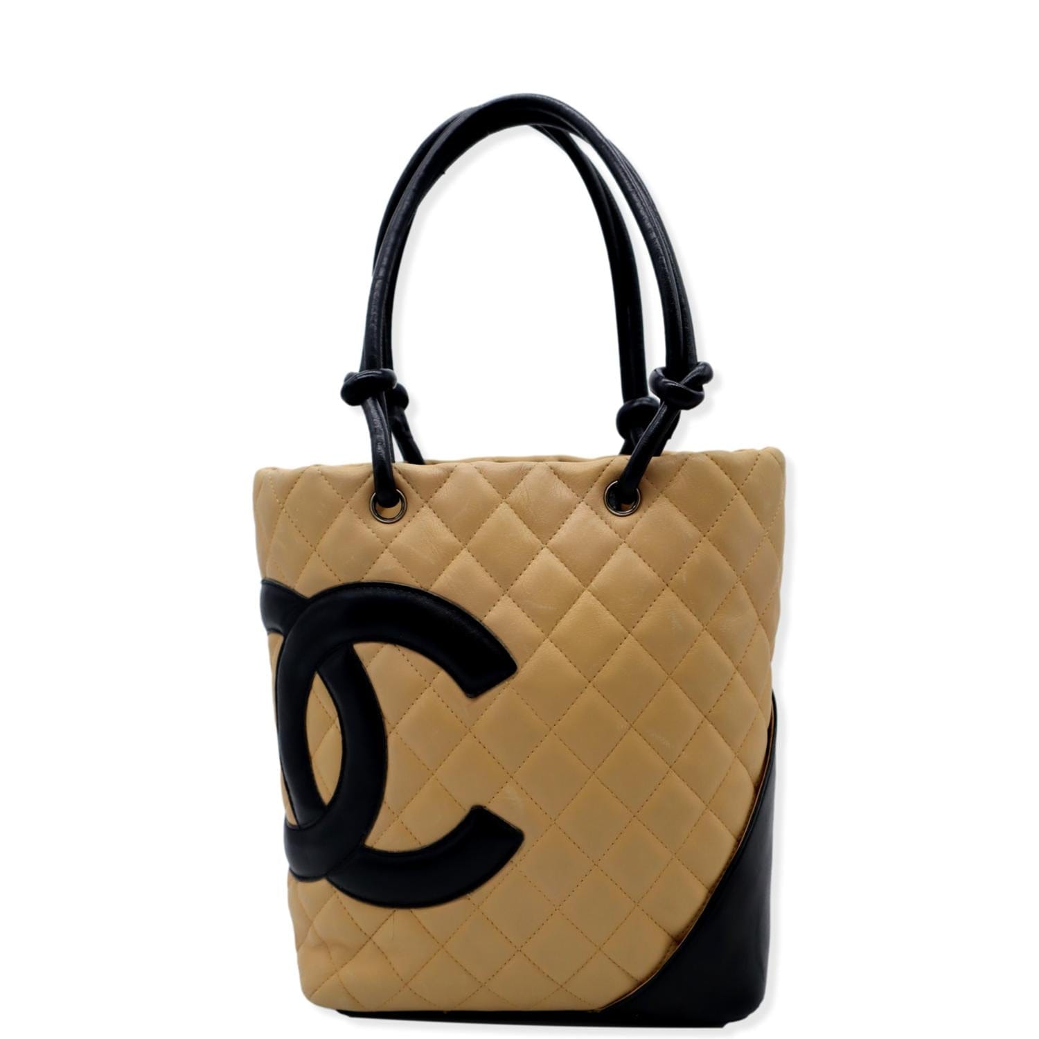 Chanel Cambon Ligne Quilted Leather Bowler Tote Bag - DDH