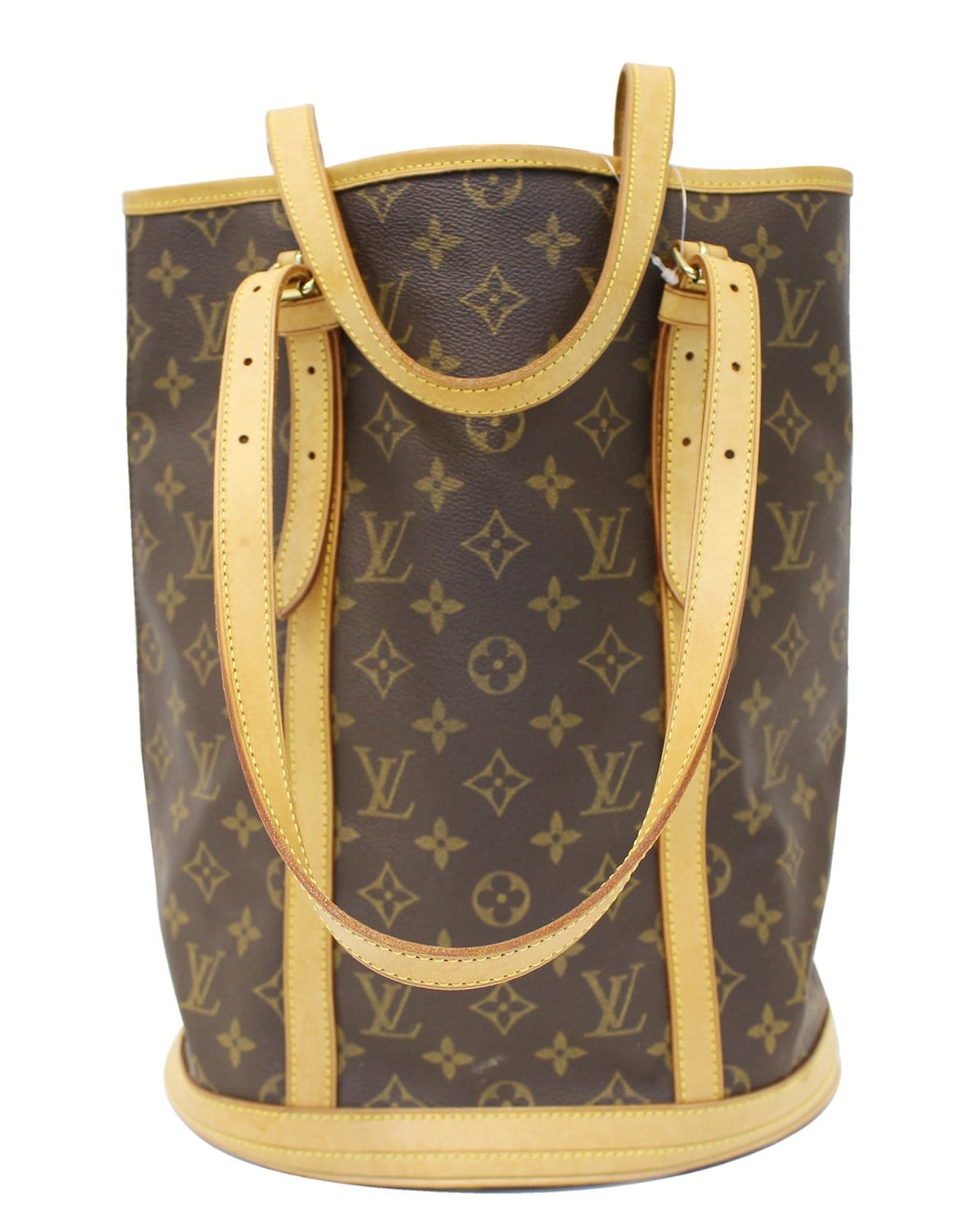 Authentic LOUIS VUITTON Monogram Canvas Large Bucket Bag TT1714