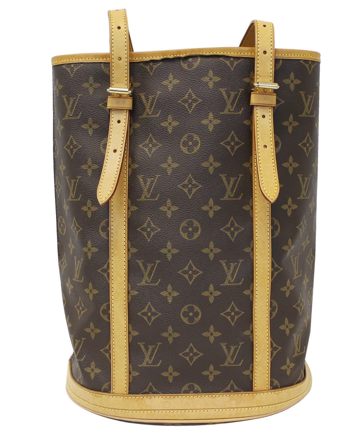 Authentic LOUIS VUITTON Monogram Canvas Large Bucket Bag TT1714